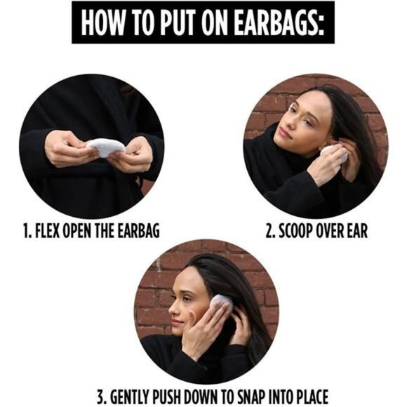 Leopard print fleece ear warmers bandless earmuffs thinsulate winter ear covers - Picture 5 of 7